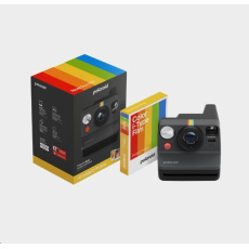 BAZAR - Polaroid Now Gen 3 Black bundle with Color Film (8 photos) - Poškozený obal (Komplet)