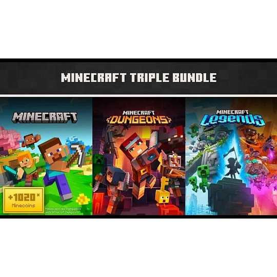 Minecraft Triple Bundle (Xbox One / Xbox Series)