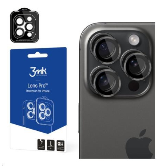 3mk ochrana kamery Lens Pro pro Apple iPhone 15 Plus, Graphite
