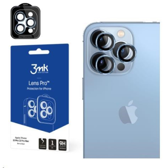 3mk ochrana kamery Lens Pro pro Apple iPhone 15, Blue