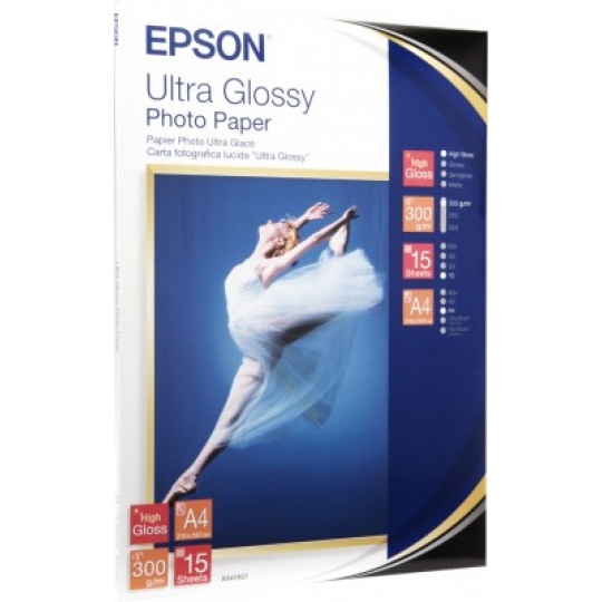 EPSON Paper A4 Ultra Glossy Photo (15 listů), 300g/m2