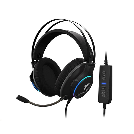 BAZAR GIGABYTE sluchátka s mikrofonem AORUS H1, headset, USB (ROZBALENO)