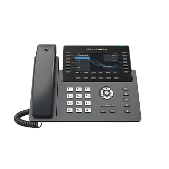 Grandstream GRP2650 SIP telefon, 14 linek, 6 SIP účtů, GDMS, RJ9, PoE, Wi-Fi, Bluetooth, reproduktor