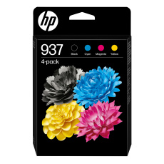 HP 937 CMYK Original Ink Cartridge 4-Pack (1,450 / 800 / 800 / 800 pages) HP 937 CMYK Original Ink Cartridge 4-Pack (1,450 / 800 / 800 / 800 pages)