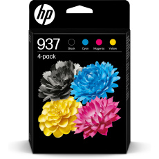 HP 937 CMYK Original Ink Cartridge 4-Pack (1,450 / 800 / 800 / 800 pages) HP 937 CMYK Original Ink Cartridge 4-Pack (1,450 / 800 / 800 / 800 pages)