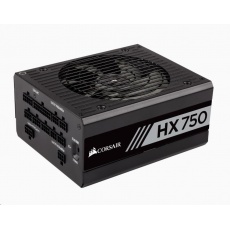 CORSAIR zdroj, HX750-80 PLUS® PLATINUM Certified PSU (ATX, 750W, Modular) CORSAIR zdroj, HX750-80 PLUS® PLATINUM Certified PSU (ATX, 750W, Modular)