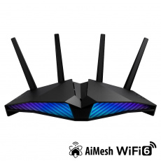 ASUS DSL-AX82U Dual-band Wireless AX5400 Wifi 6 VDSL Modem Router, 4x gigabit RJ45, 1x USB3.0, 1x gigabit WAN