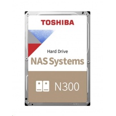 TOSHIBA HDD N300 NAS 8TB, SATA III, 7200 rpm, 256MB cache, 3,5", RETAIL