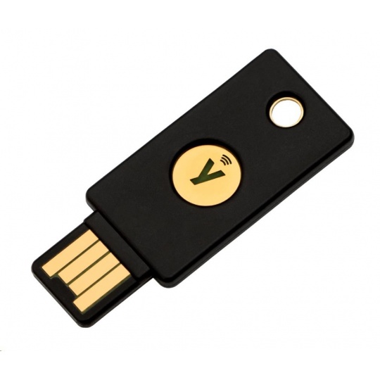 YubiKey 5 NFC - USB-A,  klíč/token s vícefaktorovou autentizaci (NFC), podpora OpenPGP a Smart Card (2FA)