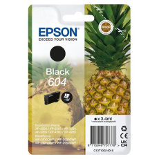 EPSON ink čer Singlepack "Ananas" Black 604 Ink, ČB 150 stran