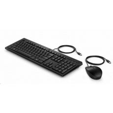 HP 225 Wired Mouse and Keyboard Combo - Anglická HP 225 Wired Mouse and Keyboard Combo - Anglická