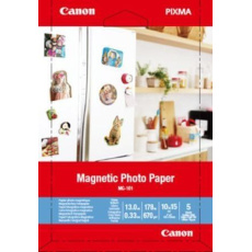 Canon magnetický fotopapír (MG-101) 10x15cm, 5 listů v balení Canon magnetický fotopapír (MG-101) 10x15cm, 5 listů v balení