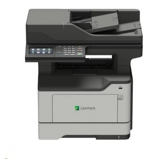 LEXMARK Multifunkční ČB tiskárna MX521ade, A4, 44ppm, 1024MB, barevný LCD displej, duplex,RADF, USB 2.0, LAN,