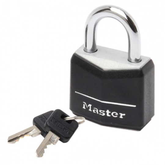 MasterLock 9140EURDBLK Visací zámek  z pevného hliníku