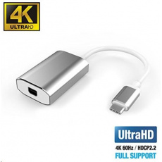PremiumCord Adaptér USB-C na mini DisplayPort, rozlišení 4K*2K@60Hz PremiumCord Adaptér USB-C na mini DisplayPort, rozlišení 4K*2K@60Hz