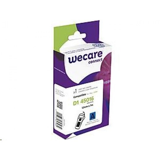 WECARE ARMOR páska pro DYMO S0720560, černá/modrá, 12mm x 7m