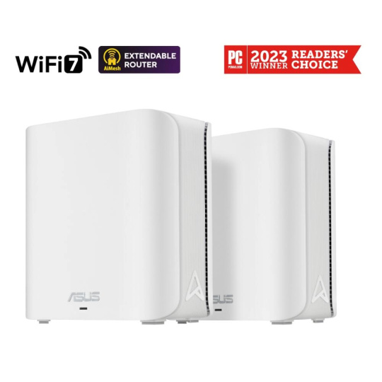 BAZAR - ASUS ZenWifi BD4 2-pack, WiFi7 Extendable Router, AiMesh, 2x WAN/LAN - Poškozený obal (Komplet) BAZAR - ASUS ZenWifi BD4 2-pack, WiFi7 Extendable Router, AiMesh, 2x WAN/LAN - Poškozený obal (Komplet)
