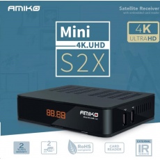 AMIKO Satelitný prijímač AMIKO MINI 4K.UHD S2X AMIKO Satelitný prijímač AMIKO MINI 4K.UHD S2X