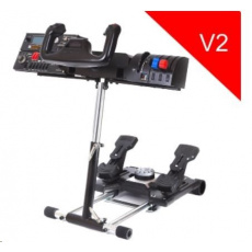 Wheel Stand Pro DELUXE V2, stojan na joystick a pedály Saitek Pro Rudder, Pro Flight Yoke System Wheel Stand Pro DELUXE V2, stojan na joystick a pedály Saitek Pro Rudder, Pro Flight Yoke System