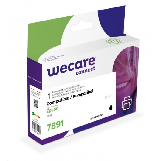 WECARE ARMOR cartridge pro Epson WorkForce Pro WF-5110, 5190, 5620, 5690 (C13T78914010), černá/black, 73ml, 4000str