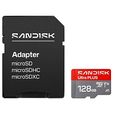 Sandisk Ultra PLUS micro SDHC karta 128GB UHS-I, V10, U1, C10, (200MB/s) Sandisk Ultra PLUS micro SDHC karta 128GB UHS-I, V10, U1, C10, (200MB/s)
