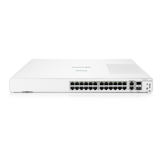 HPE Networking Instant On Switch 24p Gigabit 2p 10GBT 2p SFP+ 1960. HPE Networking Instant On Switch 24p Gigabit 2p 10GBT 2p SFP+ 1960.