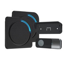 Solight 2x bezdrátový zvonek, do zásuvky, 200m, černý, learning code Solight 2x bezdrátový zvonek, do zásuvky, 200m, černý, learning code