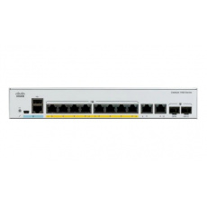 Cisco Catalyst C1000-8FP-E-2G-L, 8x10/100/1000, 2xSFP/RJ-45, PoE