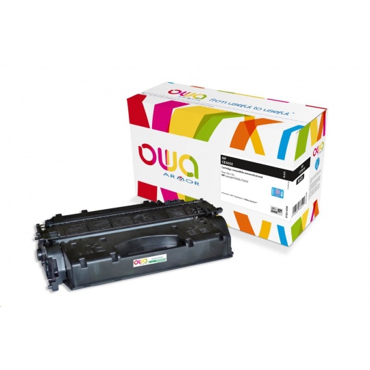 OWA Armor toner pro HP Laserjet P2050, P2055, 13000 stran, CE505X JUMBO, černá/black