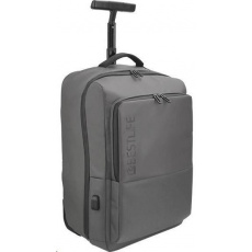 Bestlife - Šedý Troley Bag s USB konektorem Bestlife - Šedý Troley Bag s USB konektorem