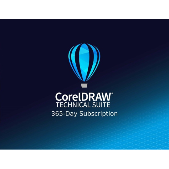 CorelDRAW Technical Suite Education 365 dní pronájem licence (51-250) EN/DE/FR/ES/BR/IT/CZ/PL/NL