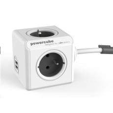 BAZAR - Allocacoc PowerCube Extended USB Grey (1,5m) - Poškozený obal (Komplet) BAZAR - Allocacoc PowerCube Extended USB Grey (1,5m) - Poškozený obal (Komplet)