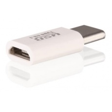 Aligator adaptér micro USB --> USB C pro nabíječky a datové kabely, černá