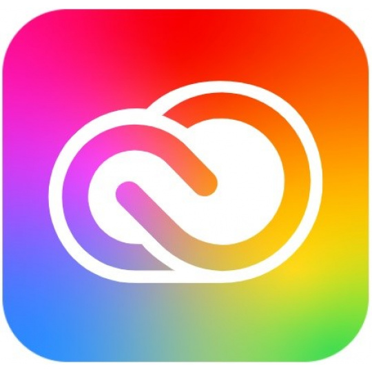 Adobe Creative Cloud for teams All Apps MP ML (+CZ) EDU RNW Named, 12 Months, Level 1, 1 - 9 Lic