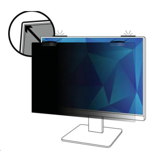 Dell  3M™ Privacy Filter for 24in Full Screen Monitor with 3M™ COMPLY™ Magnetic Attach, 16:10, PF240W1EM