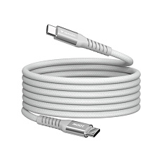 VERBATIM Kabel USB-C Sync & Charge, 100W, Magnetický, 120cm, šedá