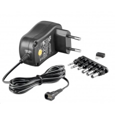 Goobay Univerzální napájecí adaptér 230V/3-12V stejnosměrný 1000mA Goobay Univerzální napájecí adaptér 230V/3-12V stejnosměrný 1000mA