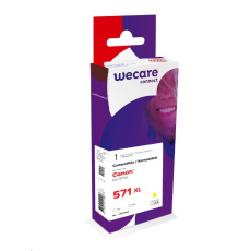 WECARE ARMOR cartridge pro Canon Pixma MG5750, 6832, 7750 (CLi571XLY), žlutá/yellow, 11ml, 870str WECARE ARMOR cartridge pro Canon Pixma MG5750, 6832, 7750 (CLi571XLY), žlutá/yellow, 11ml, 870str