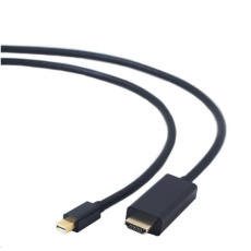 GEMBIRD Kabel miniDisplayPort na HDMI, 4K, M/M, 1,8m GEMBIRD Kabel miniDisplayPort na HDMI, 4K, M/M, 1,8m