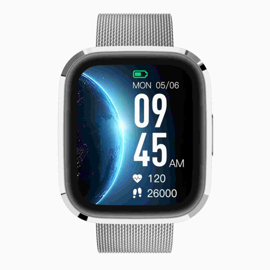 Garett Smartwatch GRC STYLE Silver steel