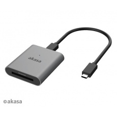 AKASA čtečka karet AK-CR-11BK (CFexpress), externí, USB 3.2 Type-C AKASA čtečka karet AK-CR-11BK (CFexpress), externí, USB 3.2 Type-C