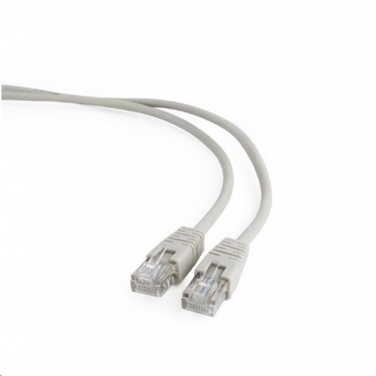 GEMBIRD kabel patchcord Cat5e UTP 0,25m, šedý