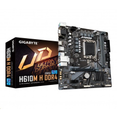 GIGABYTE MB Sc LGA1700 H610M H DDR4, Intel H610, 2xDDR4, 1xHDMI, 1xVGA, mATX GIGABYTE MB Sc LGA1700 H610M H DDR4, Intel H610, 2xDDR4, 1xHDMI, 1xVGA, mATX