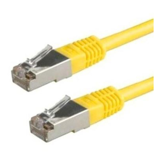 XtendLan patch kabel Cat5E, FTP - 0,5m, žlutý (prodej po 10 ks)