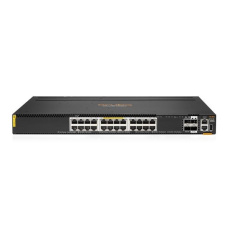 HPE Aruba Networking CX 6300M 24p Smart Rate 1G/2.5G/5G/10G Class6 PoE 2p 50G 2p 25G Switch HPE Aruba Networking CX 6300M 24p Smart Rate 1G/2.5G/5G/10G Class6 PoE 2p 50G 2p 25G Switch