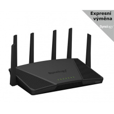 Synology RT6600ax MESH WiFi6 router (AX6000,2,4GHz/5GHz,3xGbELAN,1x2,5GbELAN,1xGbEWAN,1xUSB3.2)