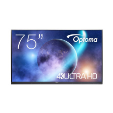 Optoma 5752RK IFPD 75" -  interaktivní dotykový, 4K UHD, multidotyk 20prstu, Android, antireflexní tvrzené sklo