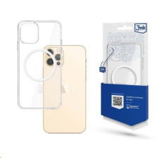 3mk ochranný kryt MagCase pro Apple iPhone 13 Pro Max, čirý 3mk ochranný kryt MagCase pro Apple iPhone 13 Pro Max, čirý