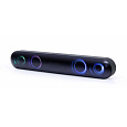 GEMBIRD Soundbar SPKBT-BAR400L, Bluetooth, 2x5W, LED podsvícení, černá
