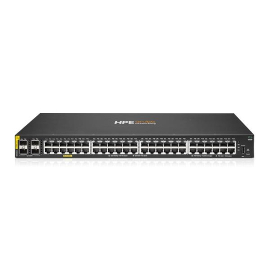HPE Aruba Networking CX 6000 48G Class4 PoE 4SFP 370W Switch R8N85A RENEW HPE Aruba Networking CX 6000 48G Class4 PoE 4SFP 370W Switch R8N85A RENEW